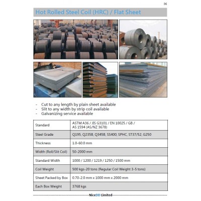 Hot Rolled Steel Coil (HRC)